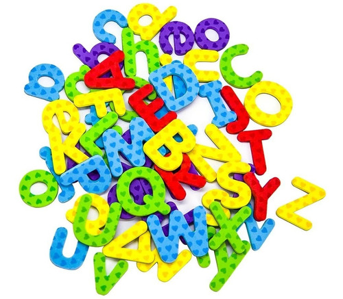 Imagen 3 de 8 de Letras Y Números Imantados Magtimes Para Niños