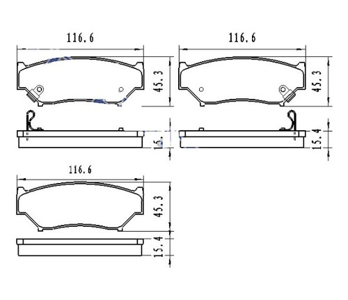 Pastillas Freno Delanteras Suzuki Vitara 5 Puertas 1991/1998