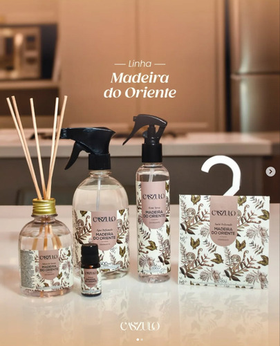 Água Perfumada Caszulo Madeira Do Oriente