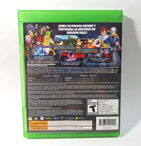 Dragon Ball Xenoverse Xbox One FĂsico (Usado)