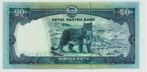 Fk Billete Nepal 50 Rupias 2015 Nuevo Diseño Sin Circular