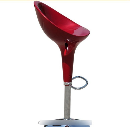 Imagen 2 de 6 de Silla De Bar Desayunador Primory Rojo Vino Alta Calidad