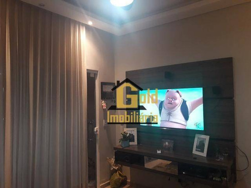 Casa Com 2 Dormitórios Para Venda, 60 M² Por R$ 230.000,00/ - Parque São Sebastião - Ribeirão Preto/sp - Ca0741