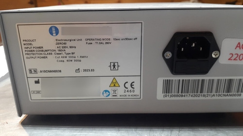 Electrobisturí / Coagulador 50w Zerone Zero 50, Coreano
