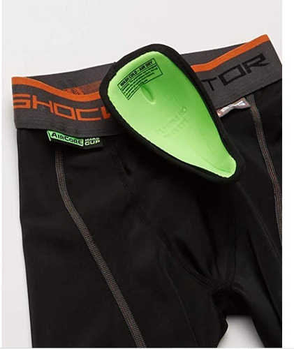 Imagen 2 de 2 de Short De Compresión Con Copa Dura Protectora Shock Doctor
