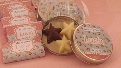 20 Latitas Personalizadas Chocolate Día De La Madre Empresas