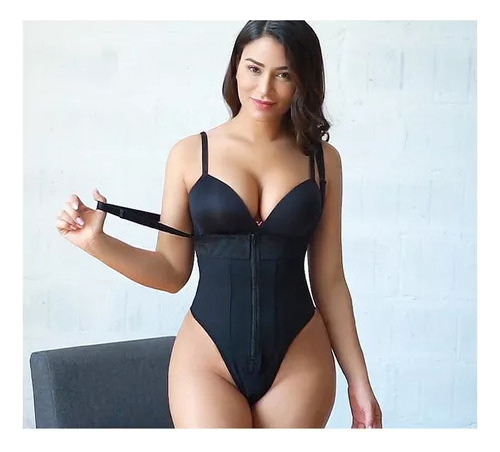 Faja Body Tanga Con Tirante Ajustable, Faja Reductora