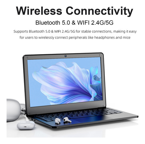 11.6 Computadora Portátil Win11 Intel N4000 8gb 256gb Ssd