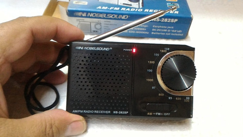 Mini Radio Am Fm Stereo Nobelsound Ns-282sp Usado 