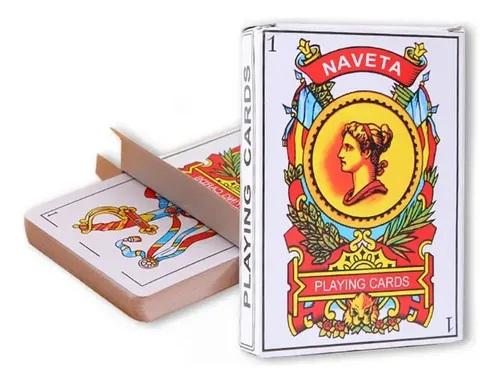 Pack X12 Mazo De Cartas Españolas Plastificadas 50 Naipes