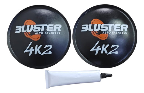 Kit 2 Calotas Protetor Bluster 4k2 12 Pol 140 Mm +cola