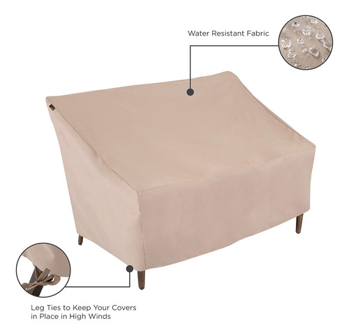 Funda Para Sofá Biplaza De Tela Impermeable - 57.5x38