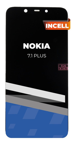 Lcd Para Nokia 7.1 Plus Negro