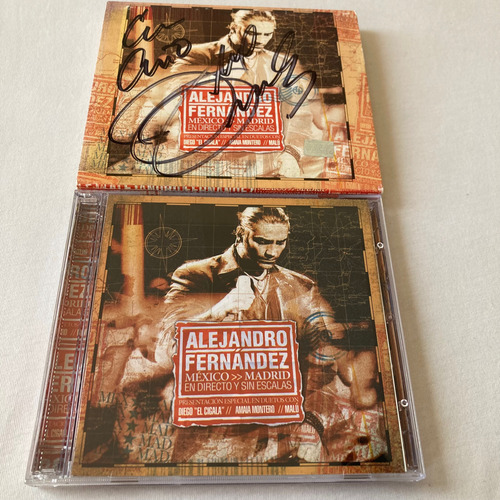 Alejandro Fernández / México / Madrid Cd + Dvd Autografiado Estándar (Usado)