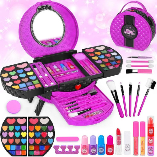 Kit De Maquillaje Para Niños, 66 Piezas, Juego De