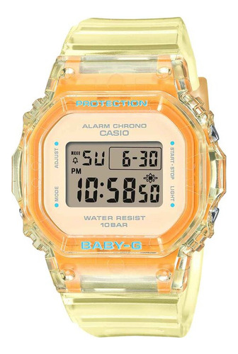 Reloj Casio G-shock Modelo: Bgd-565sj-9cr Correa Amarillo