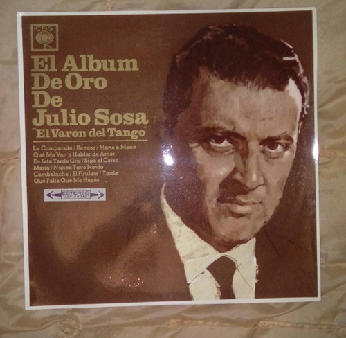 El Album De Oro De Julio Sosa. El Varón Del Tango- Lp Vinilo