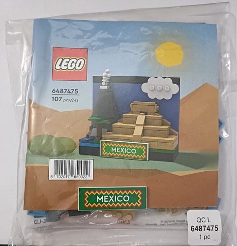 Lego Vip - Mexico Postcard - Set 6487475 Cantidad De Piezas 107