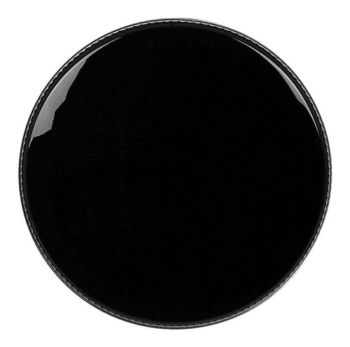 Parche Para Bombo Bateria 22 PuLG Color Negro Capa Simple