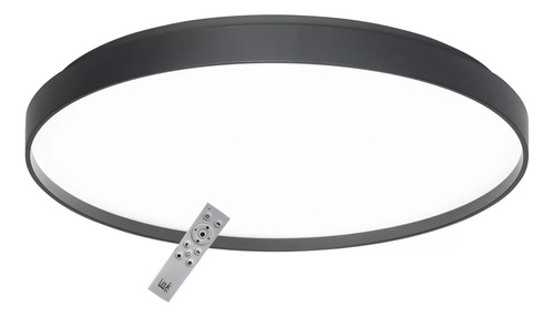 Plafon Aplique Redondo Led 45 Bidireccional Dinamico York Lk Estructura Negro