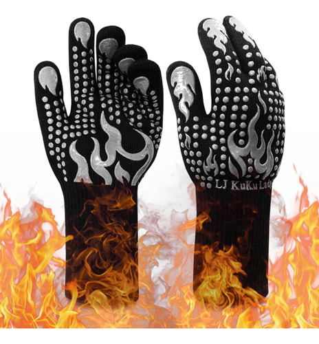 Guantes Resistentes Al Calor Barbacoa, 1472 Grados F Gu...