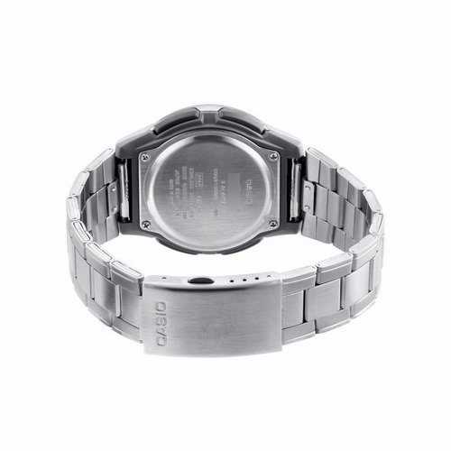 Reloj Casio Analogo Digital Acero Luz Alarma Mod Aw-80d-7a