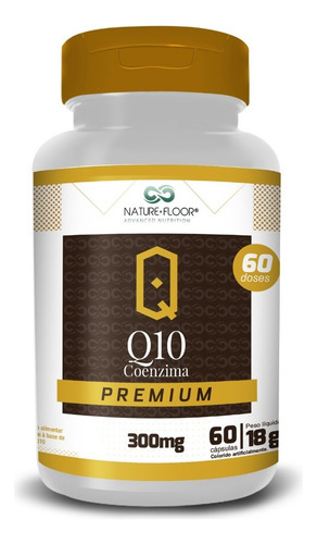 Coenzima Q10 - 300mg - 60 Cápsulas Sabor Sem Sabor