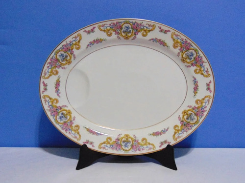 Fuente Porcelana Haviland ´s Renaissance De 40,5 X 32 Cm