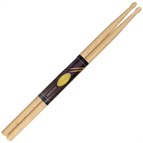 Par Palillos Baquetas Batería Punta Madera Hickory 5a 5b 7a