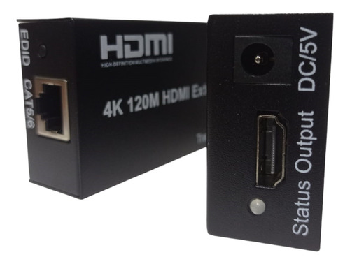 Extender Hdmi De 120 Metros, - Por Cable De Red 4k