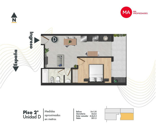 Venta Deptos Monoambientes 1 Dormitorio 2 Dormitorios Centro Rosario Amenities