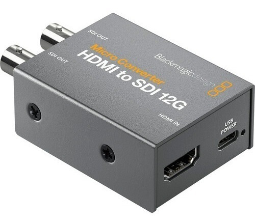 Imagen 1 de 3 de Conversor- Micro Converter Hdmi To Sdi 12g Wpsu- Blackmagic