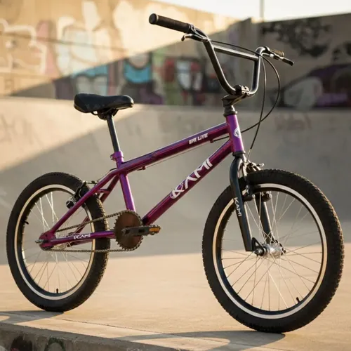 Bike Infantil Aro 20 Tipo Bmx Kami Freio V-brake Cor Roxo