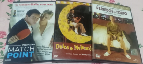 Dvd Original, Match Point; Dulce Y Melancólico; Perdidos....