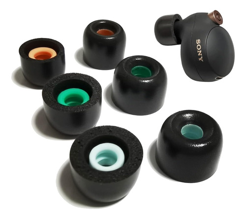 Memory Foam Eartips Para Sony Wf-1000xm4 Earbuds Tips Son...