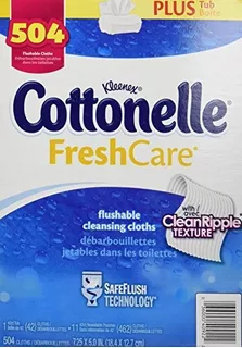 Paños De Limpieza Desechables Cottonelle Fresh Care, 504 Pañ