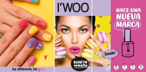 Imagen 3 de 4 de 6 Esmaltes Iwoo 2x1 + 6 Unidades De Regalo ( Pack X12uni)