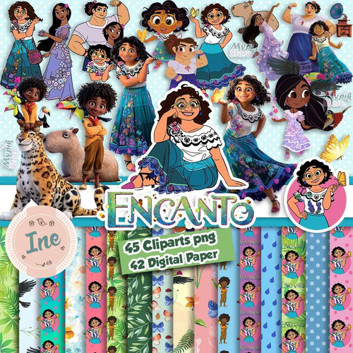 Clipart Imagenes Y Papeles Digitales Pelicula Encanto 1