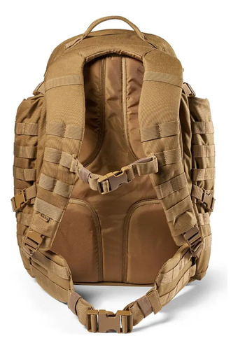 Mochila Tactica Militar 5.11 Rush72 Multi Camo 55 Litros Bac Color Camel Diseño De La Tela Nylon