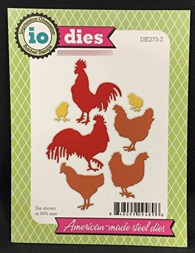 Gallo Pollo Acero Die Para Scrapbooking Die273z