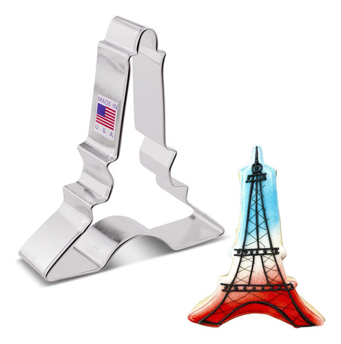 Cortador De Galletas De La Torre Eiffel, 3.9 In