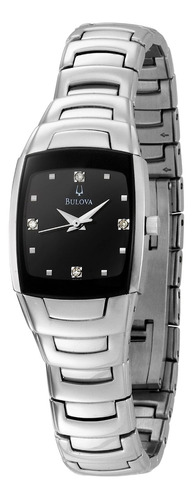 Reloj Pulsera  Bulova 96p15 Diamond Para Las Mujeres