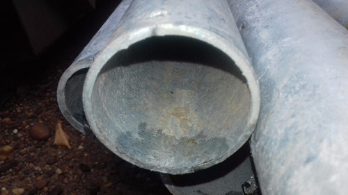 Tubo Rigido Galvanizado En Caliente 2 Espesor 5mm X 3 Mts