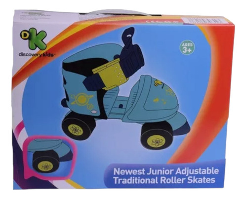Patines Rollers 4 Ruedas Ajustable Discovery Kids Y3318
