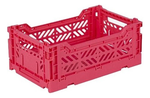 Caja Organizadora Plegable Apilable 26,6x17,1x10.5cm - 2.5kg Color Dark Pink