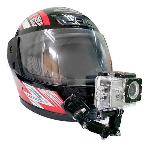 Brazo Adhesivo Curvo Con Soporte Para Barbilla Para Gopro H