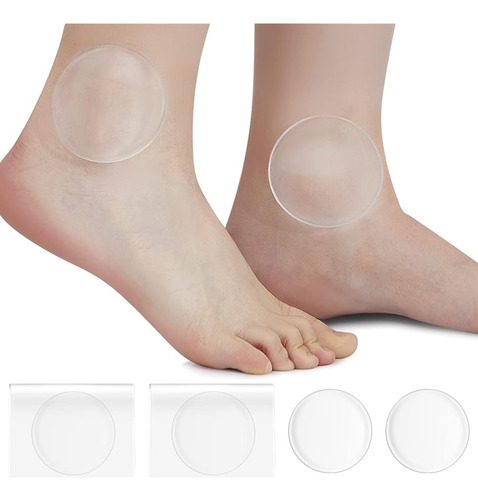 ~? 4 Piezas Ankle Gel Pads Skate Ankle Gel Discs Cushion Pad