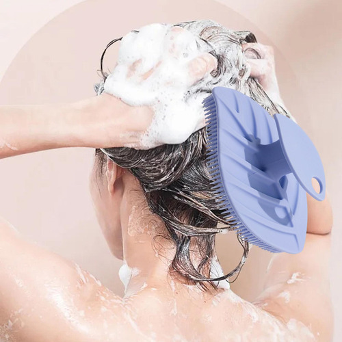 Ducha Baño Cuerpo Cepillo Pelo Cuero Cabelludo Masajeador