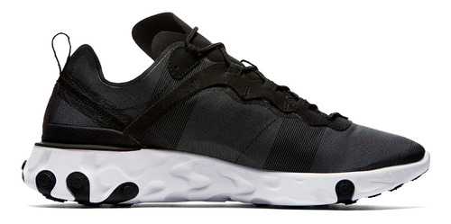Zapatillas Nike React Element 55 Black White Bq6166-003