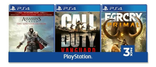 3 Pack Playstation 4: Assassins Creed Ezio Collection, Call